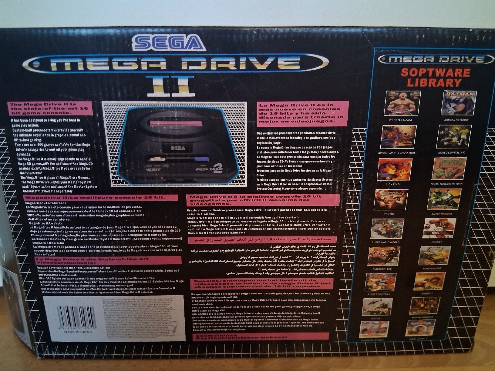 Sega Mega Drive 2 - Konsole mit 2 Controllern, Top! (Neu (gemäss ...