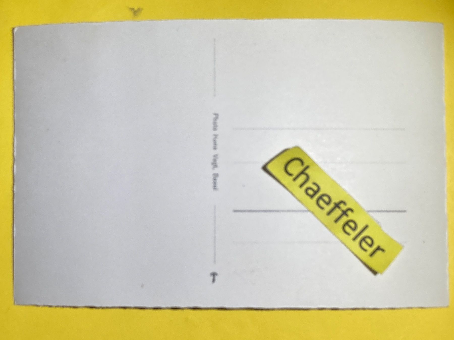 Cartes postales: Passwangstrasse, Zingelentunell – D'occasion à Zürich par Chaeffeler 1