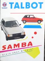 Prospekt Talbot Samba 1982 inkl. Preisliste ( CH )