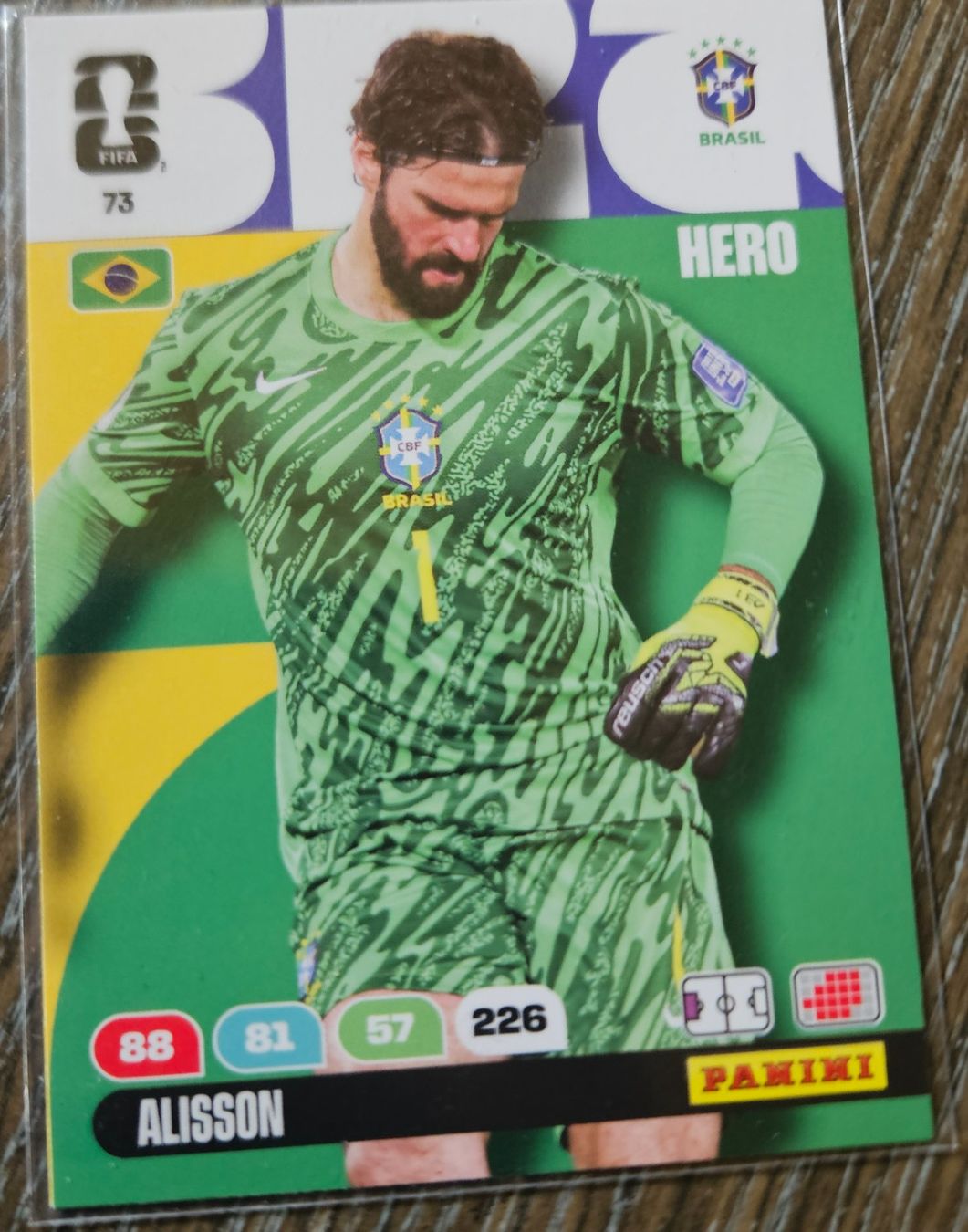Panini Carte collezionabili: Panini Alisson Nr.73 Hero – Nuovo (secondo la descrizione) da Lignières venduto da Goatboy