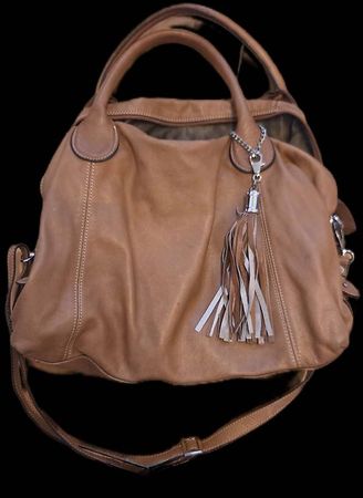 Braune Ledertasche