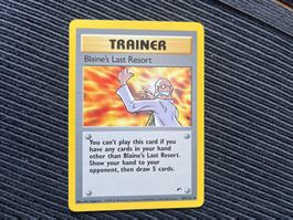 Pokemon Blaine’s Last Resort Non Holo Gym Challenge NM
