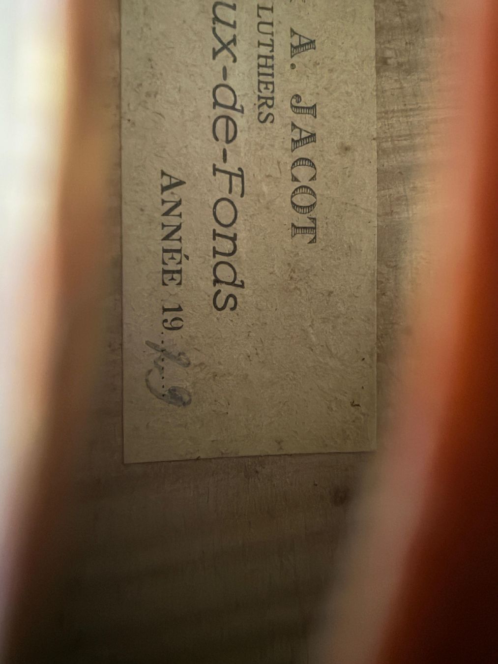Strumenti musicali: Geige von W&A Jacod 1929 – Usato da Reinach BL venduto da Aron100 5