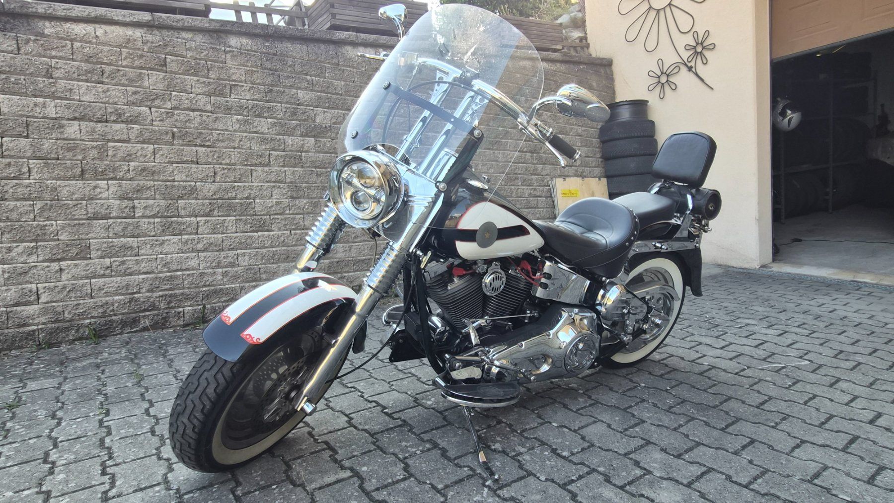 Harley-Davidson Chopper: HARLEY-DAVIDSON Fat Boy Heritage Nostalgia – Usato da bovernier venduto da audiman1