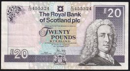 Schottland 20 Pounds 2010 The Royal Bank of Scotland plc
