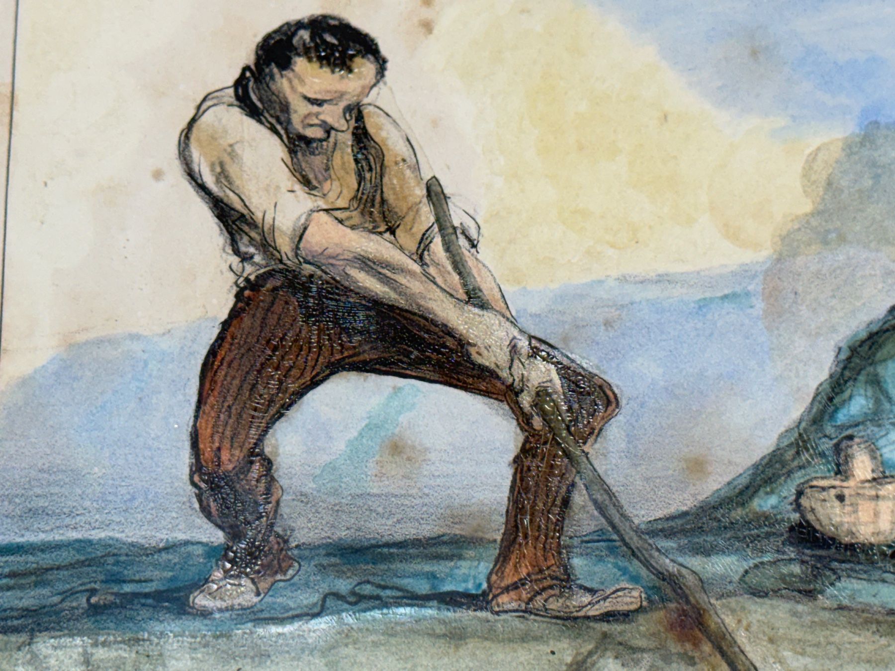 Grafica & Litografie: Original Honoré Daumier Farb-Lithographie – Usato da schaffhausen venduto da VintAntik_1980 8