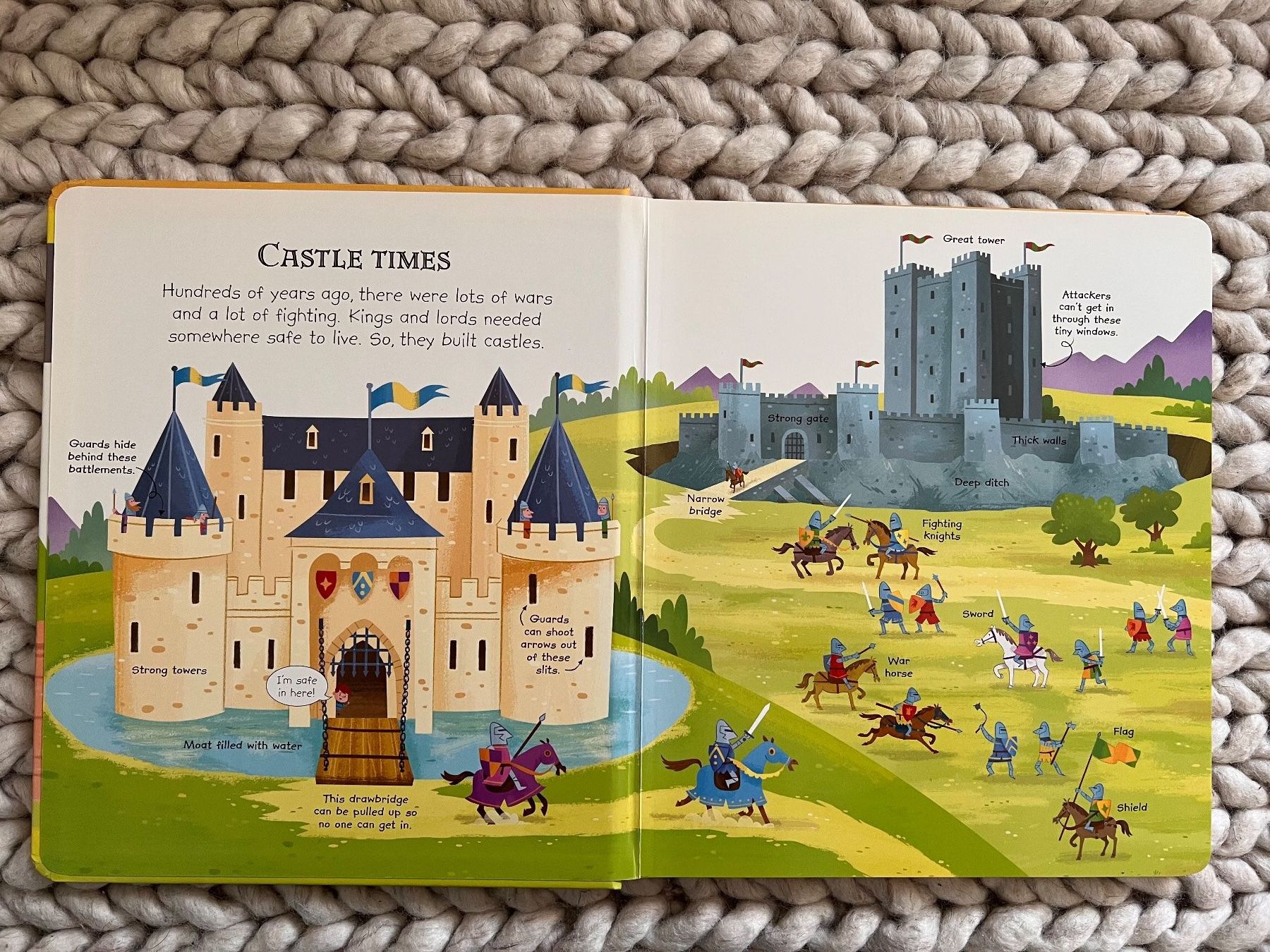 Libri: Usborne Publishing: my very first Castles book – Usato da Ebertswil venduto da Arula7 1