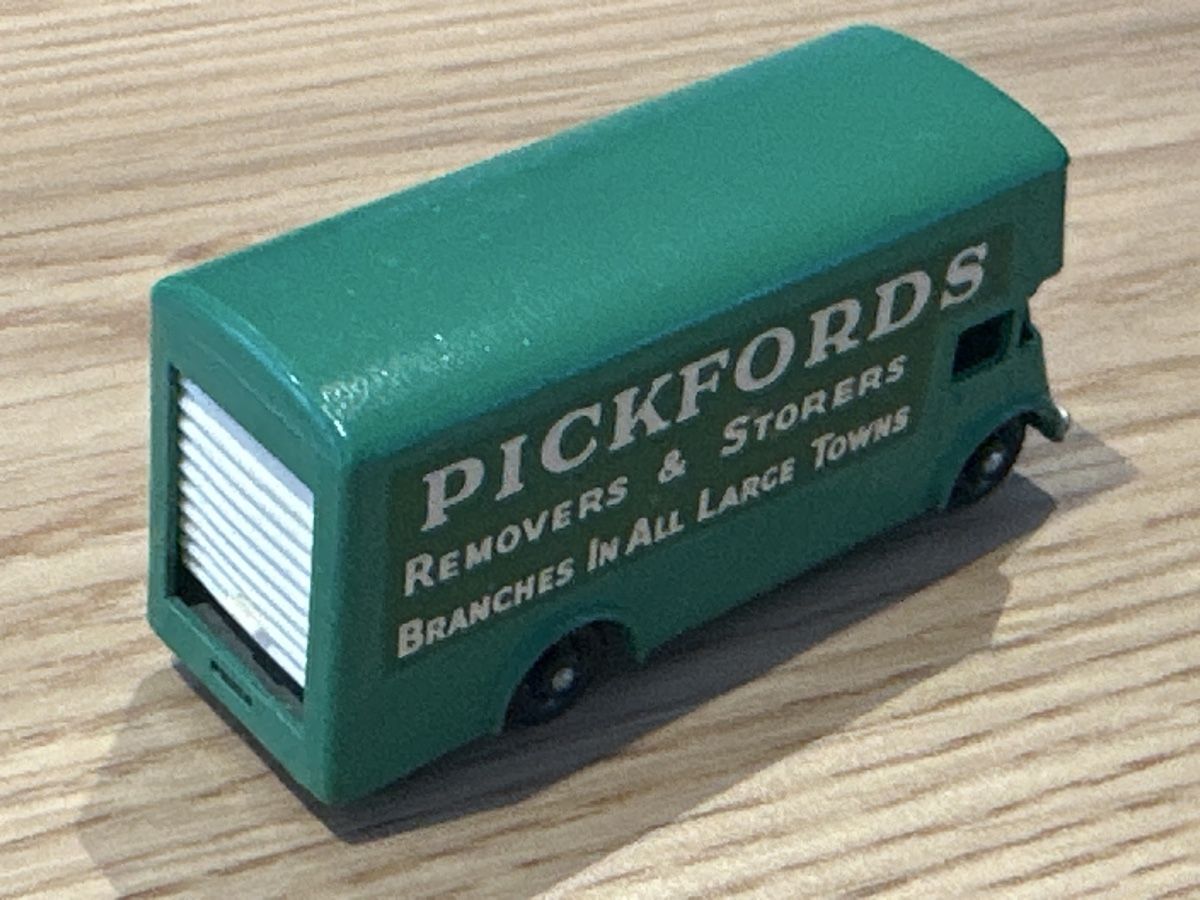 Lesney Modellautos: A96 1:64 3 INCH MATCHBOX LESNEY 46 PICKFORDS REMOVAL VAN – Gebraucht aus Sennwald von HARO-Import 1