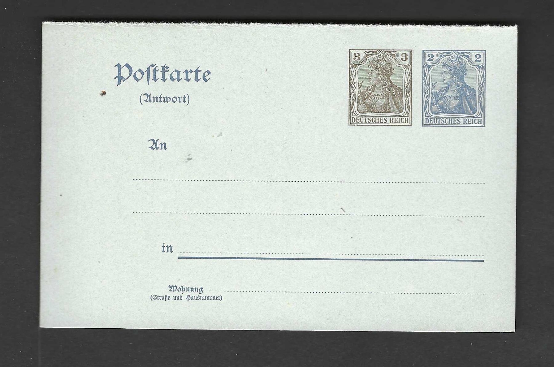 Alle Briefmarken: Deutsches Reich 1 Postkarte – Neu (gemäss Beschreibung) aus Koblenz von Markenhimmel
