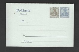 Deutsches Reich 1 Postkarte