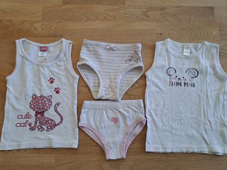 Mädchen Unterwäsche Set, Grösse 86/92