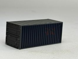 EB- 20 Ft. Container neutral olivgrün lackiert Miltär
