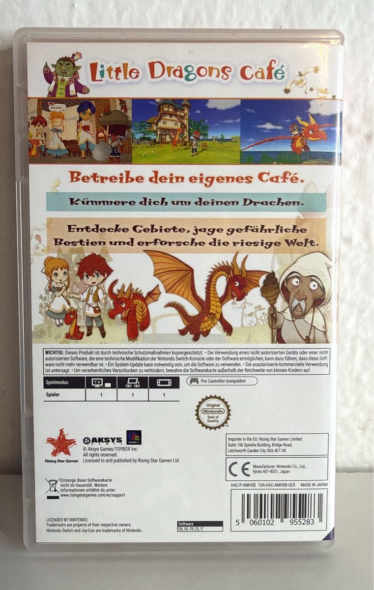 Nintendo Jeux: Little Dragons Cafe - Nintendo Switch Game – D'occasion à Ehrendingen par bubulence 1