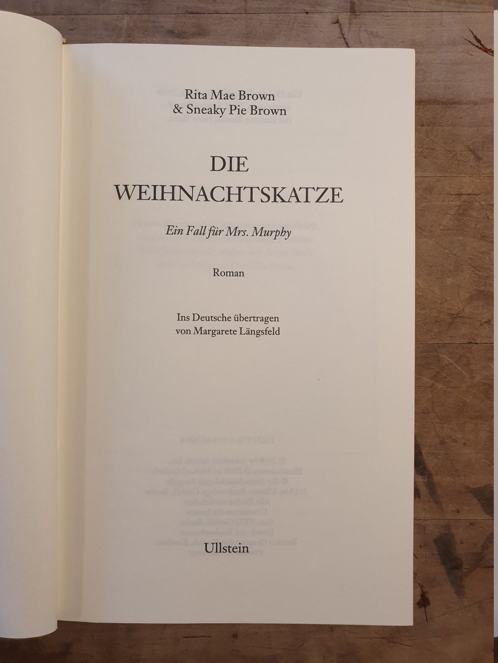 Livres: Die Weihnachtskazte Rita Mae Brown Ullstein – D'occasion à Zürich par loosebone 2