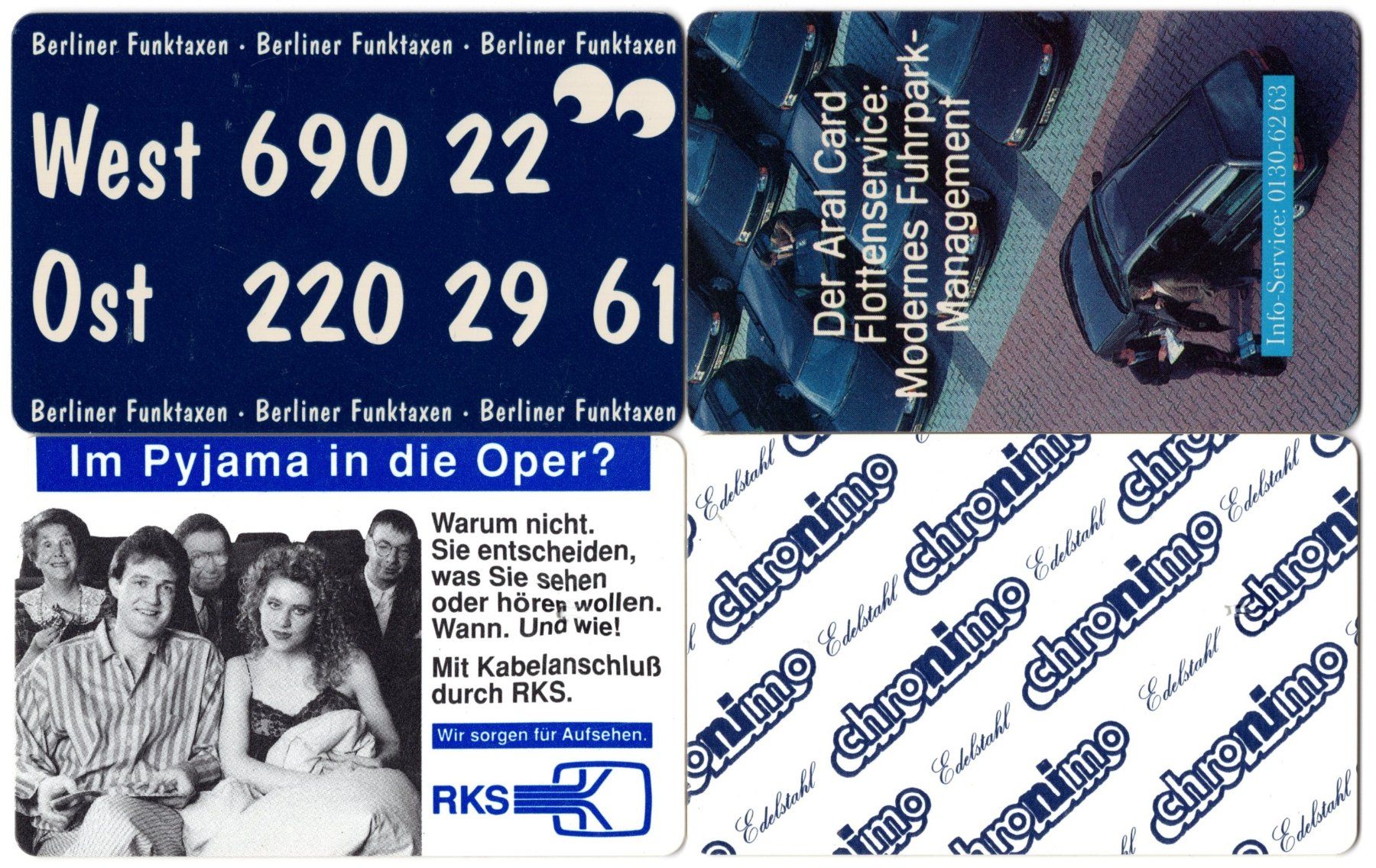 Schede telefoniche: 4 Telefonkarten Dummies aus Deutschland – Usato da Eglisau venduto da Chperfins