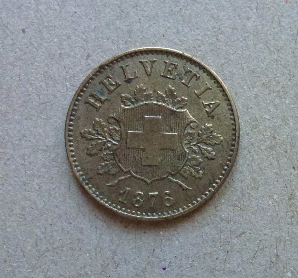 Tutti le monete: ++ 10 Rappen 1876, gute Erhaltung – Usato da Walkringen venduto da Casablanca777