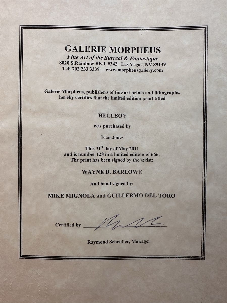 Foto & Immagini: HELLBOY: Kunstdruck m. Museumsrahmung -Barlowe/Mignola/Torro – Nuovo (secondo la descrizione) da Rotkreuz venduto da Mr.TeaLeaf 8
