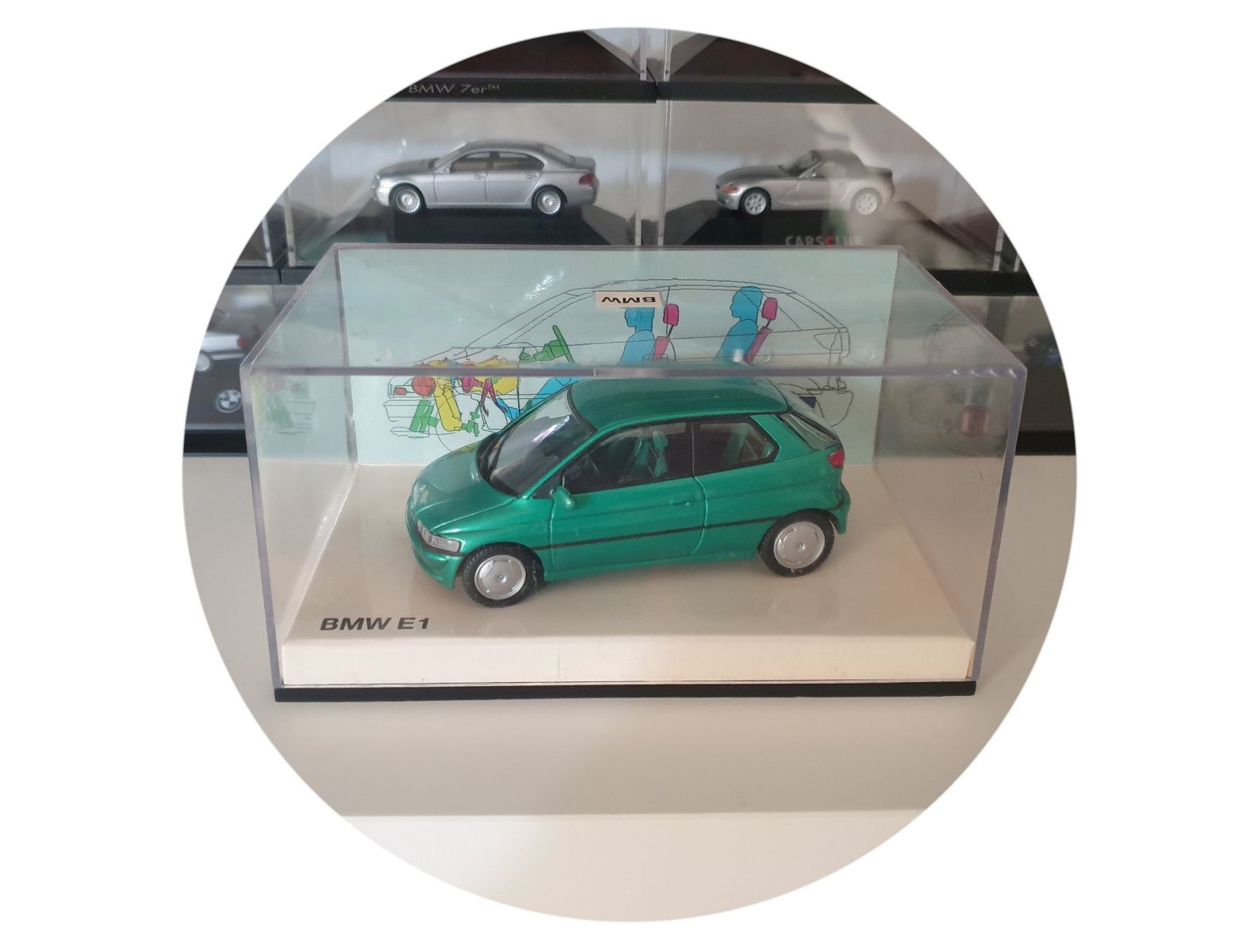 BMW Modellini d'auto: BMW E1 - Modell Minichamps 1:43 / Werbemodell – Usato da Viganello venduto da CARLiteratur