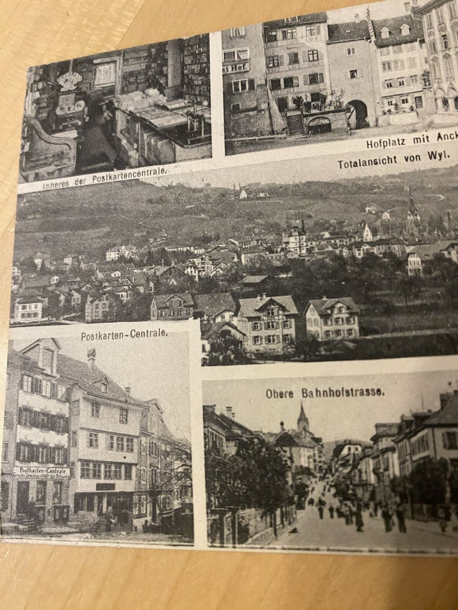 Cartoline postali: Rare Ak von Wil Wyl – Usato da Mosnang venduto da Goldwasser 2