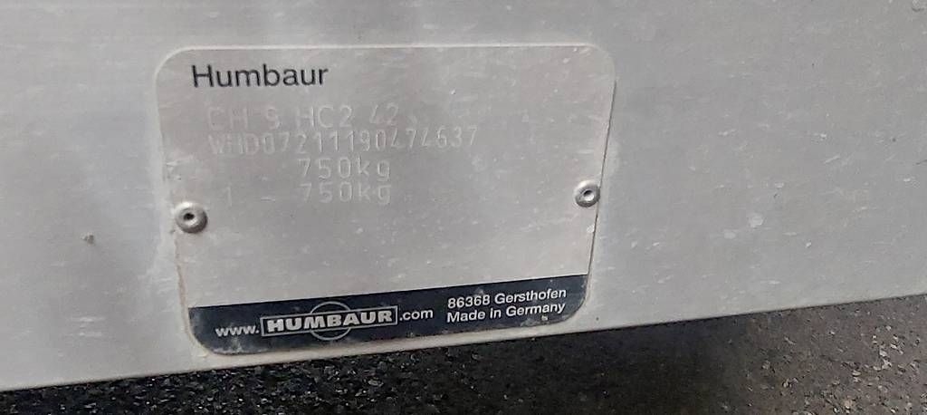 Humbaur Rimorchi: Remorque Humbaur 750 kg – Usato da La Chaux-de-Fonds venduto da stakka 3