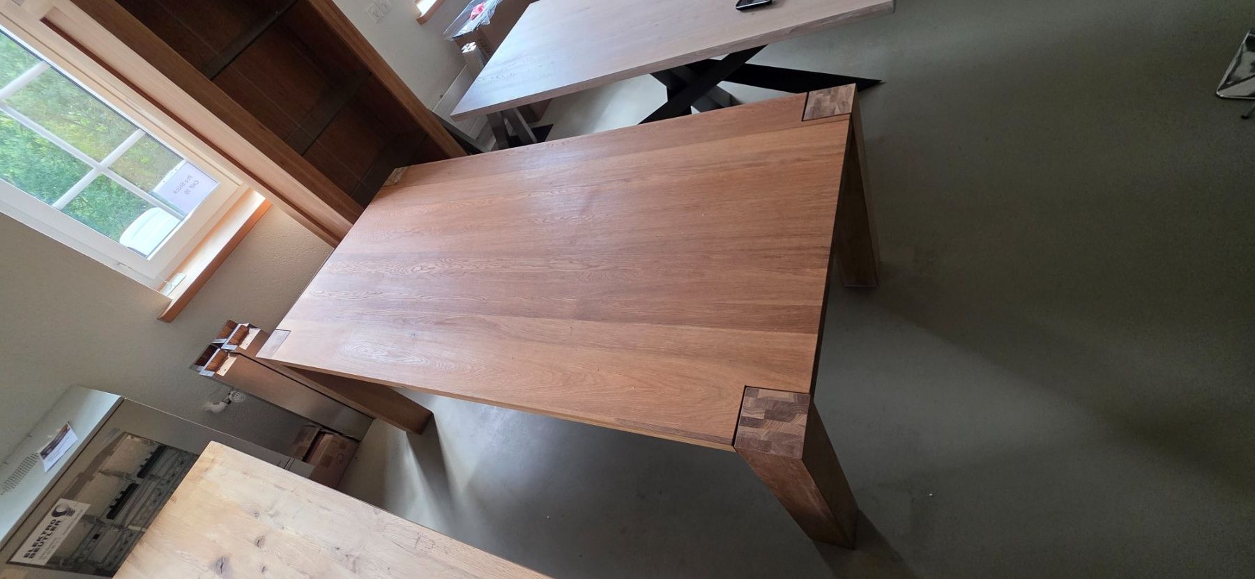 Tables: Tisch Eiche massiv 200x100cm – Neuf avec emballage d'origine à Lützelflüh-Goldb par Rampenverkauf_72_ 2