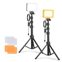 Neewer BP66 LED Videoleuchte 2er Set mit Stativen NEU OVP