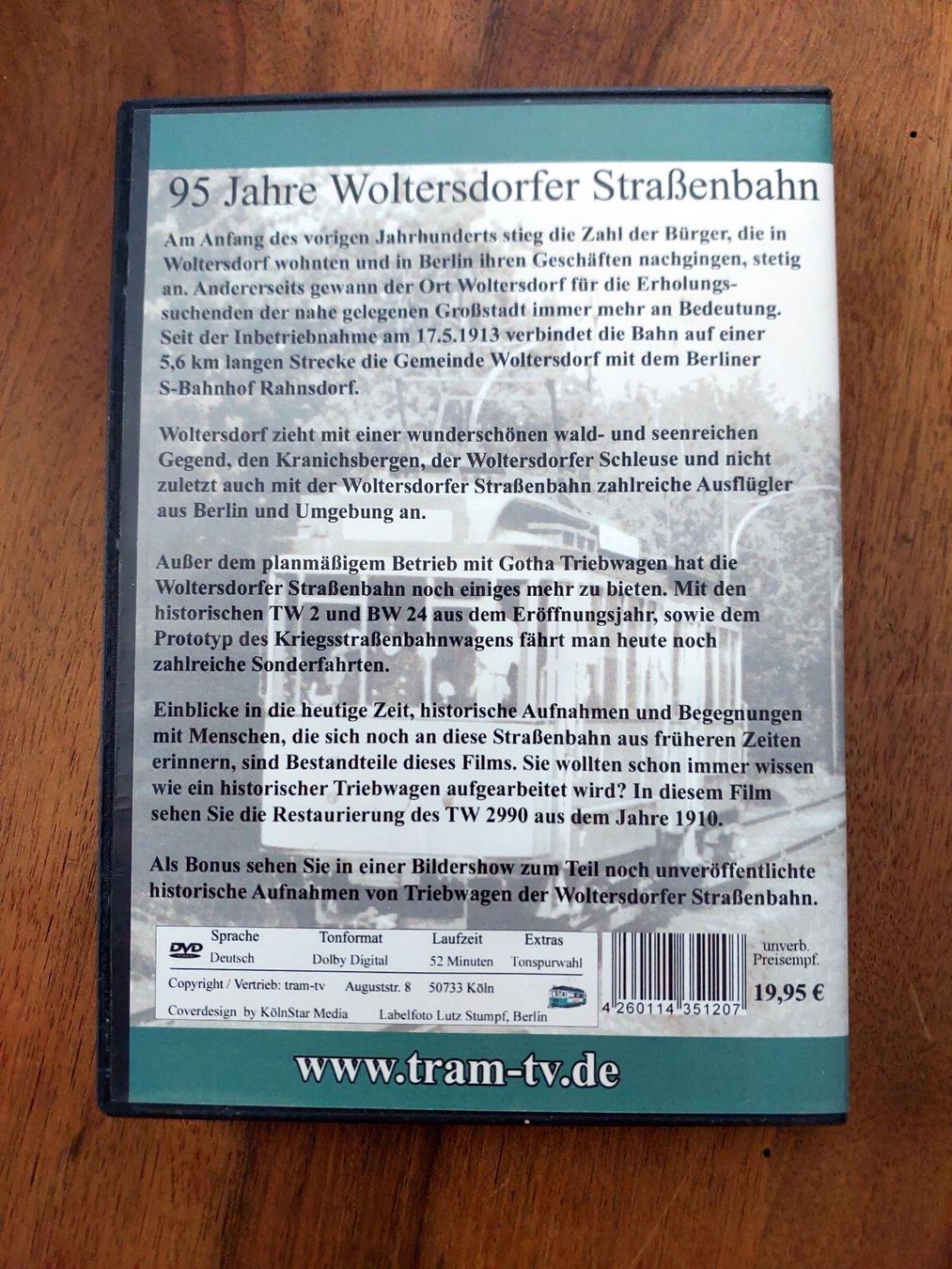Tutti i DVDs: Die Woltersdorfer Strassenbahn - DVD – Usato da Schönenwerd venduto da Steidi 2