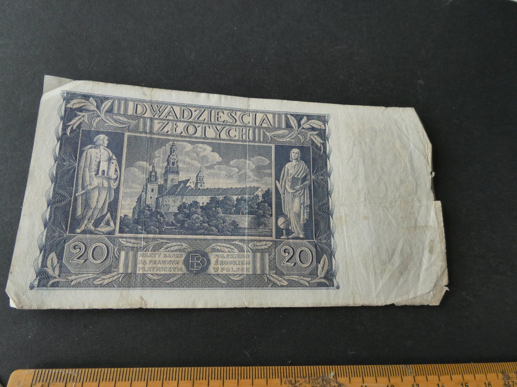Banconote: Polen 1936, 20 Zlotych – Usato da Hinterforst venduto da Rohusri 1