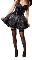 Köstüm Kleid in schwarz Grösse L