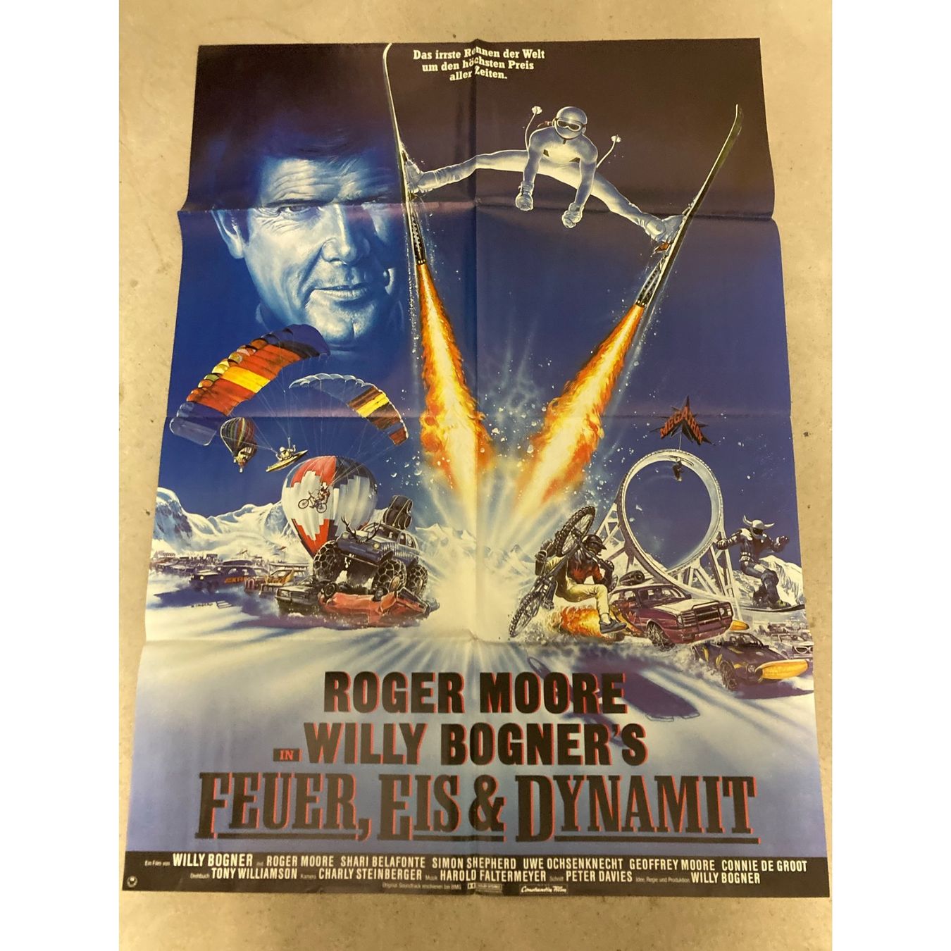 Poster & Bilder: Feuer, Eis & Dynamit Filmplakat - Roger Moore Klassiker! – Gebraucht aus Engelburg von Egowie