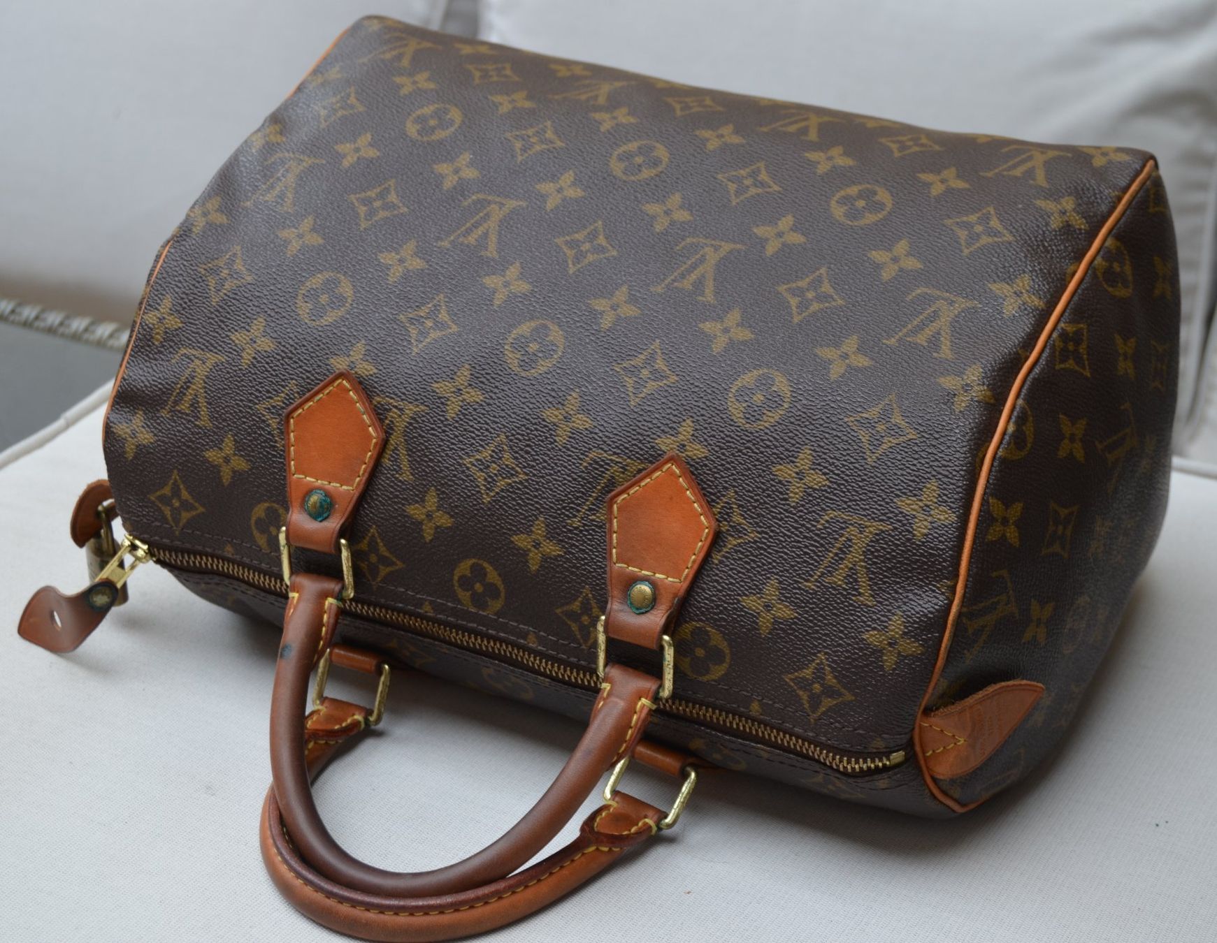 Louis Vuitton Taschen für Damen: Louis Vuitton Speedy 30 – Gebraucht aus Collonges von Auganien 5
