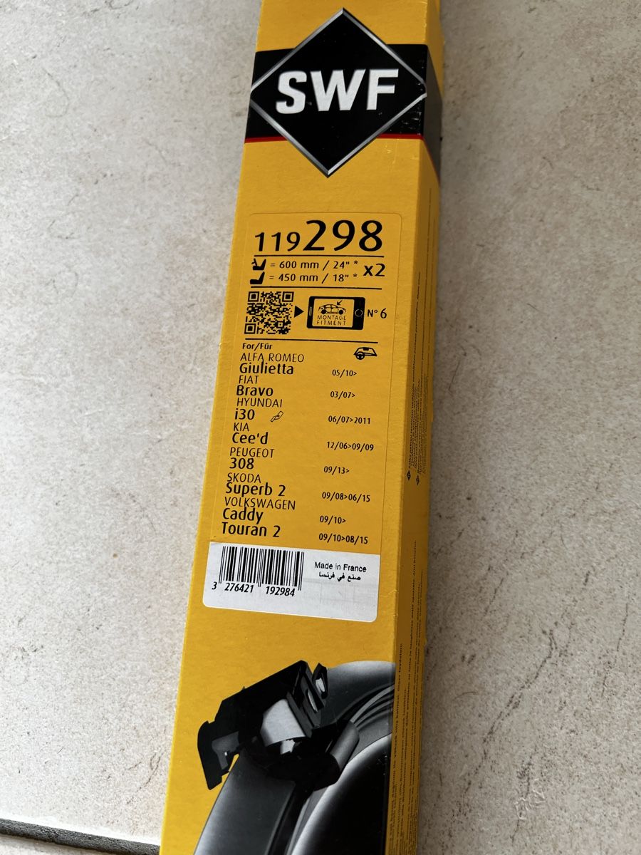 Tutti pezzi di ricambio auto: SWF VisioFlex Scheibenwischer 119298 - Neu & Original – Nuovo e nell'imballaggio originale da Niederwangen BE venduto da KFI 1