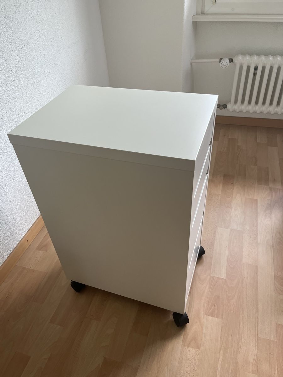 Ikea Korpus: Rollcontainer IKEA Alex weiss mit 4 Schubladen gebraucht – Gebraucht aus Bern von mermaidv 1