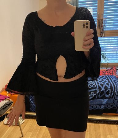T-shirt gothique Ex-Abrupto, pièce unique