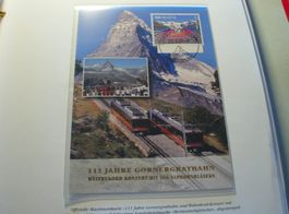 Maximumkarte 111 Jahre Gornergratbahn 2009, Zermatt