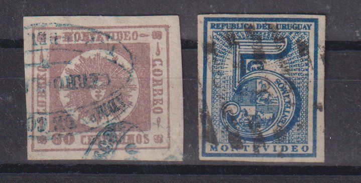 Tous les timbres: Uruguay: 2 Werte Klassik – D'occasion à Eschlikon TG par PhilCon