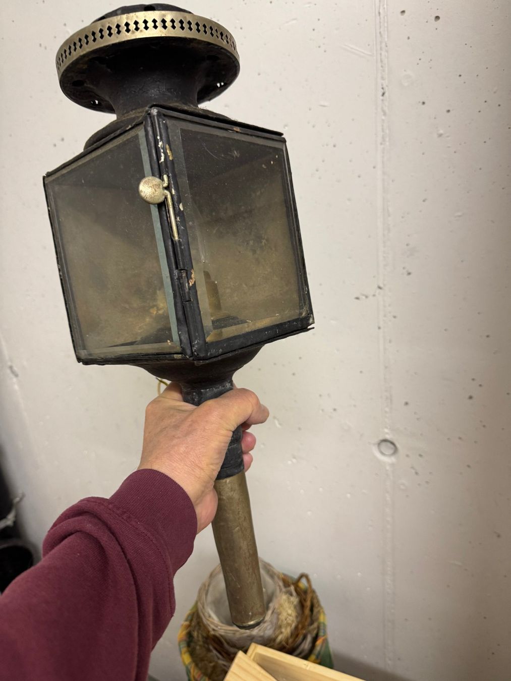 Lampen: Alte Schiffslaterne   -elektrifiziert- – Gebraucht aus Wohlen AG von Schobe2004