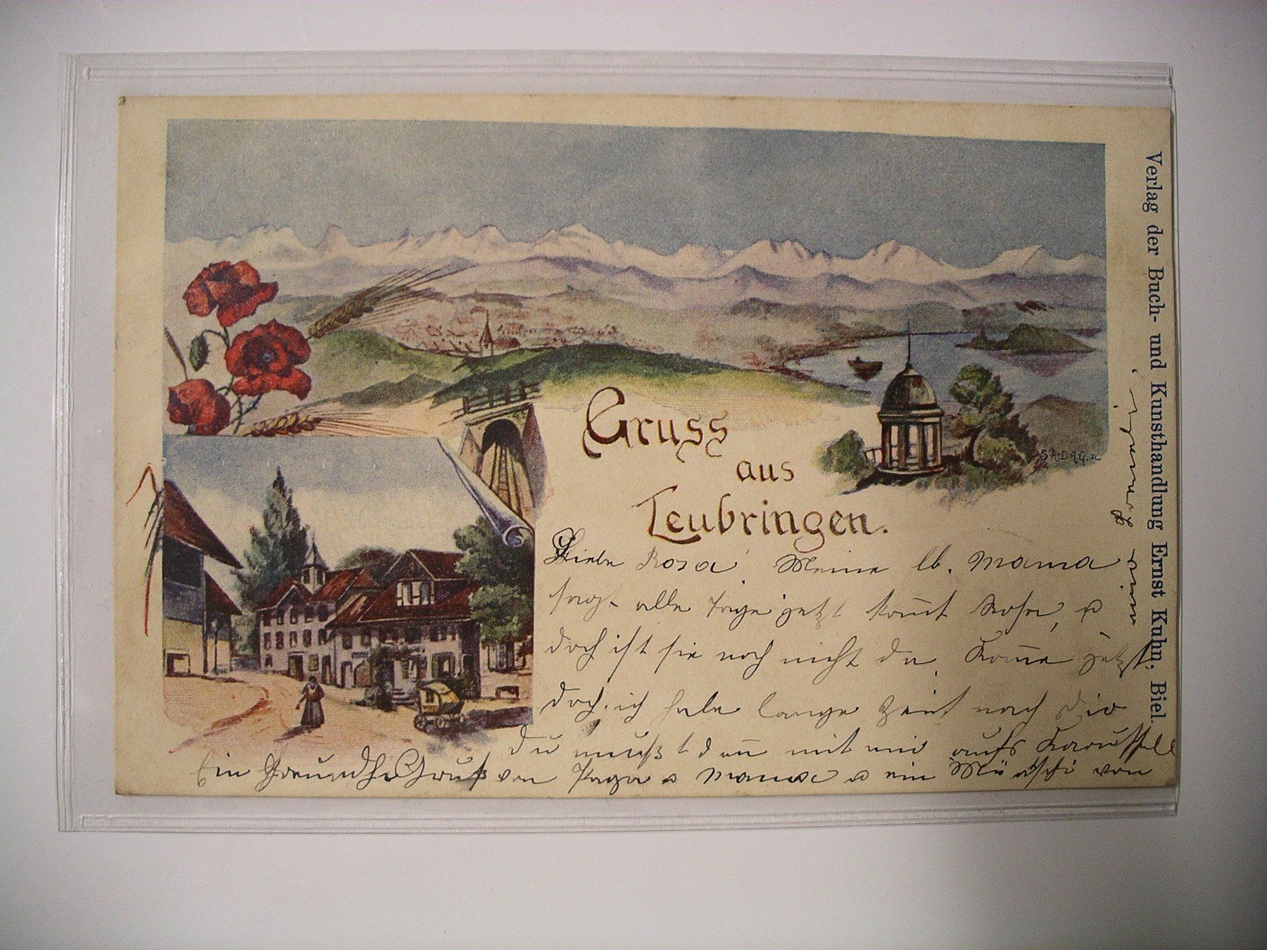 Cartes postales: LithoAK LEUBRINGEN – D'occasion à Oberhofen am Thunersee par luuping99