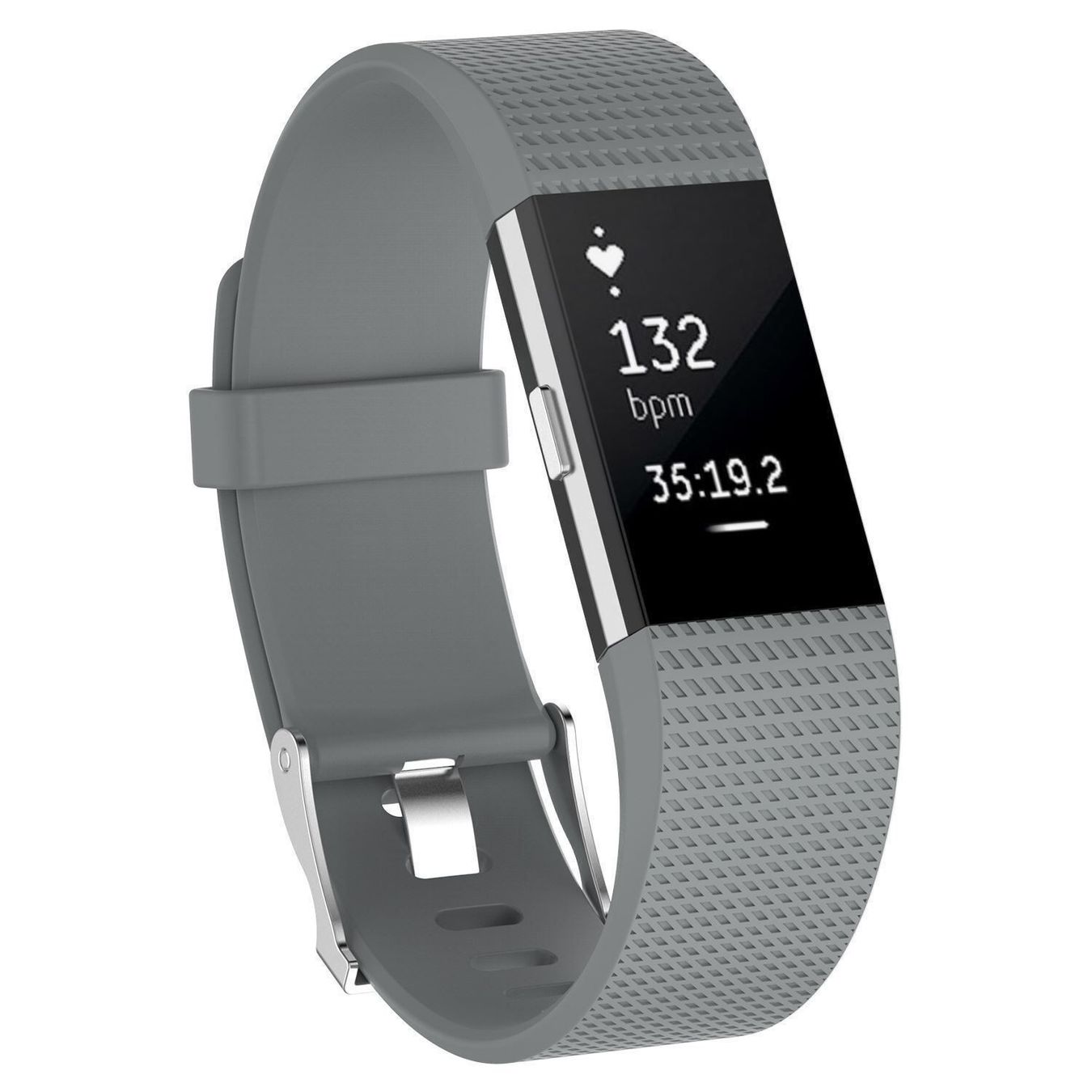 Hometrainer: Silikon Armband Fitbit Charge 2 – Nuovo e nell'imballaggio originale da Zürich venduto da Watch-247