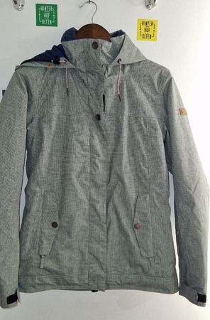 Roxy Ski/Snowboard Winterjacke, Grau, Grösse S Top Zustand!