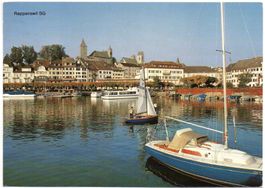 RAPPERSWIL Segelschiffe im Hafen