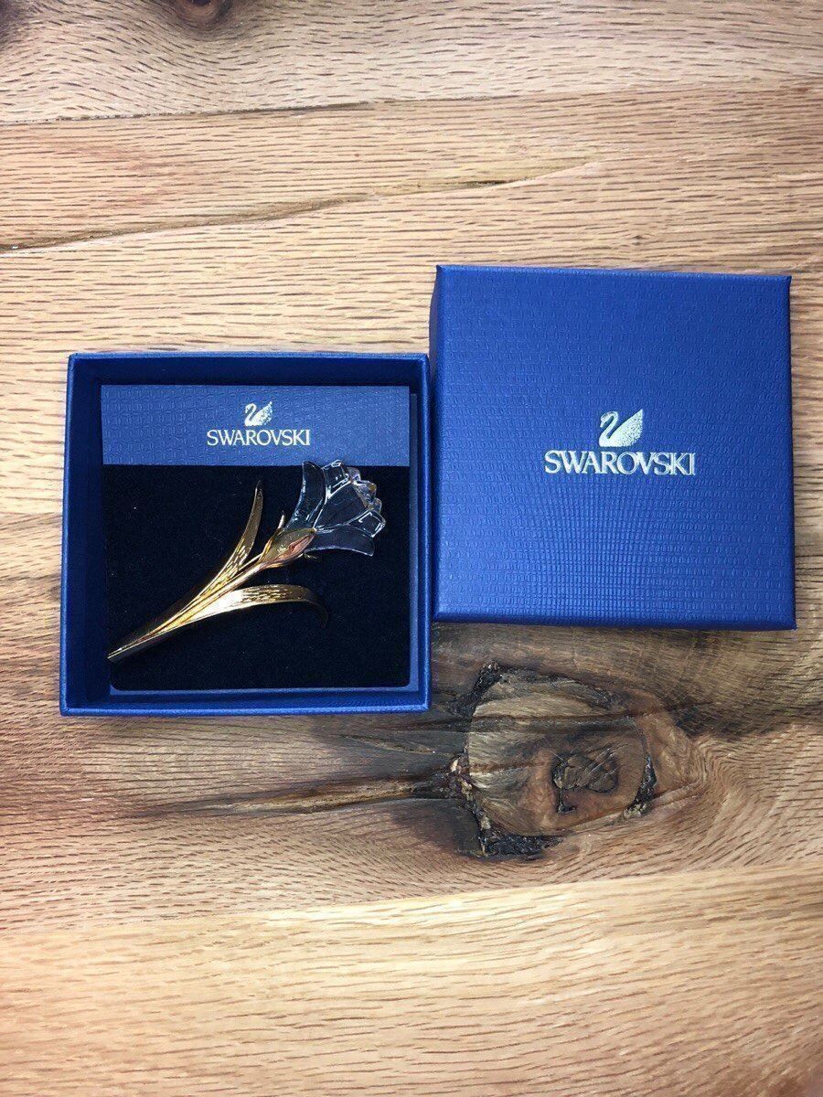 Spille & Fermagli: Blume Swarovski Brosche NEU – Nuovo e nell'imballaggio originale da Winkel venduto da Luxtime 2