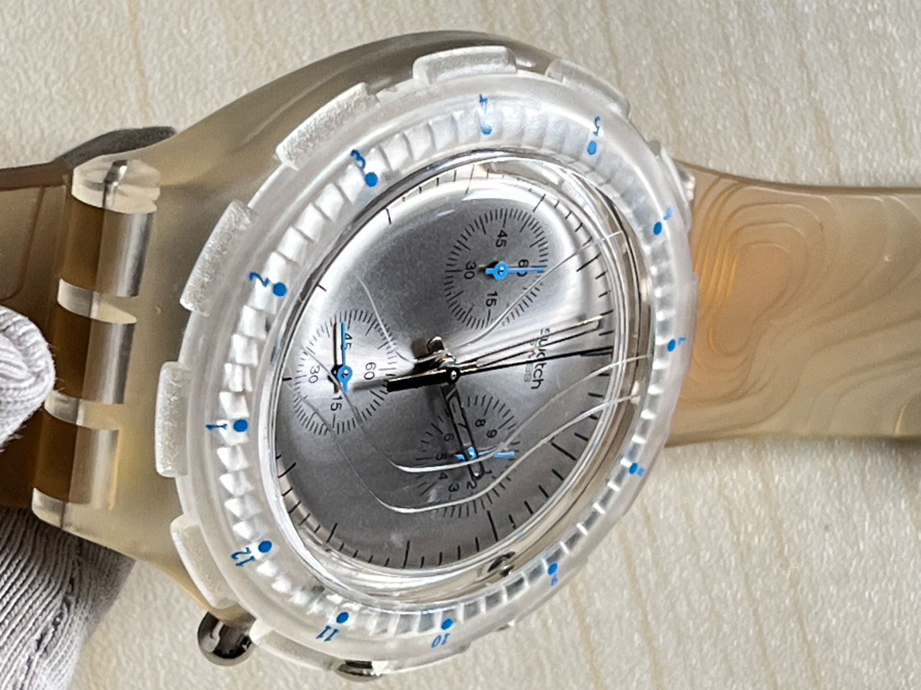 Swatch Orologi: Swatch Chronograph Uhr – Usato da Grenchen venduto da chththl 4