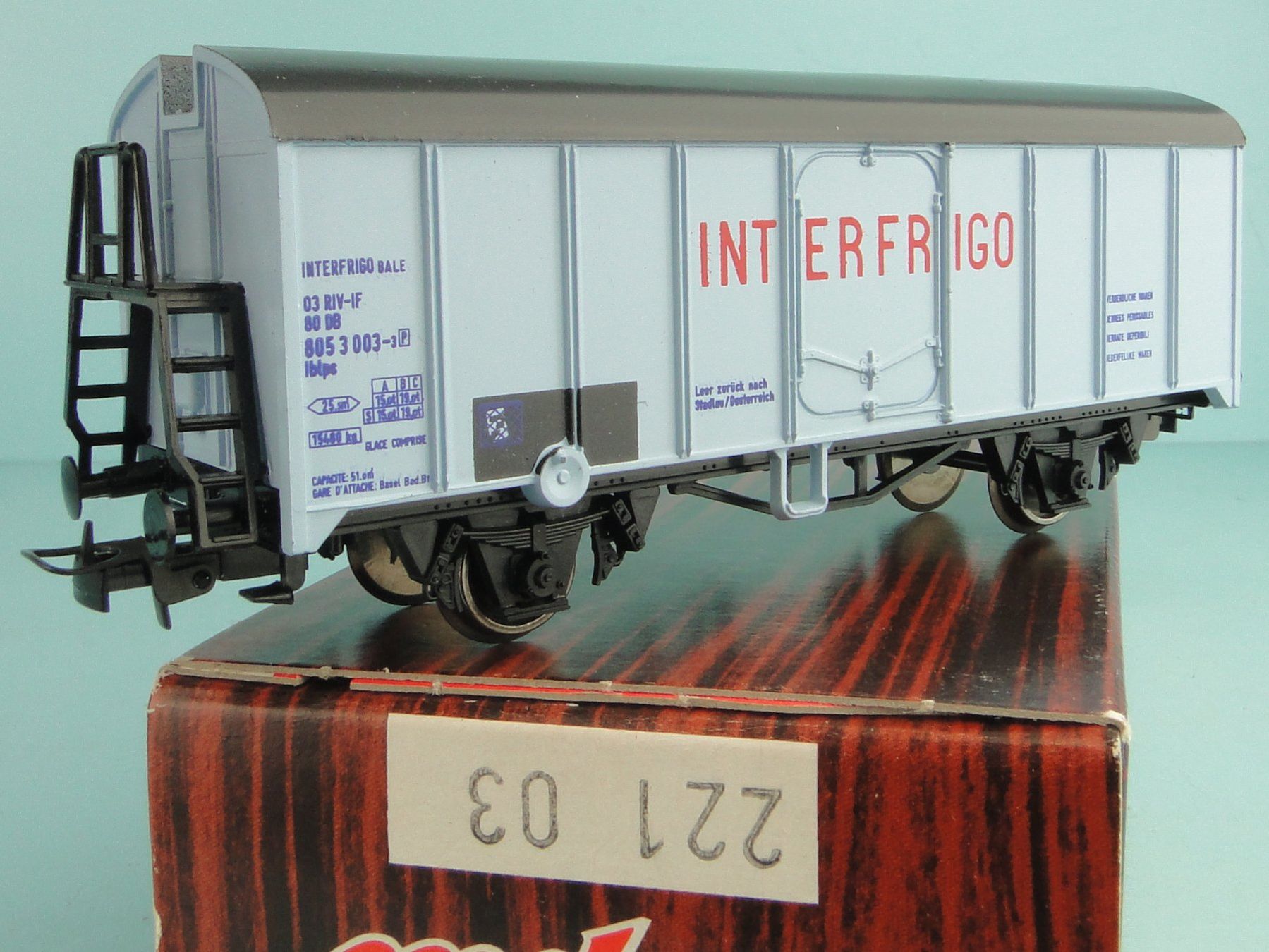 Liliput Modellini di ferrovie: Liliput 221 03 DB Interfrigo – Usato da Bülach venduto da cann11