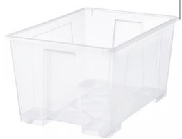 IKEA Samla Aufbewahrungsbox mit Rollen 78x56x43 cm und Decke