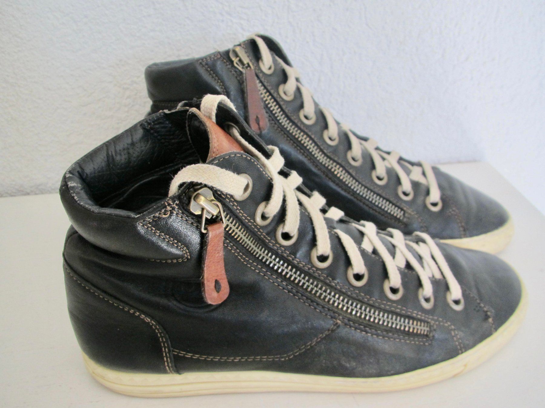 Paul Green Damenschuhe: BOOTS PAUL GREEN CUIR NOIR – Gebraucht aus Murten von Selliot 7