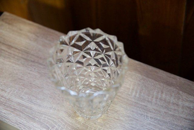 Vasi & Recipienti: Massive Kristallglas Vase, 16 cm hoch – Usato da Titterten venduto da fra_v27g 2