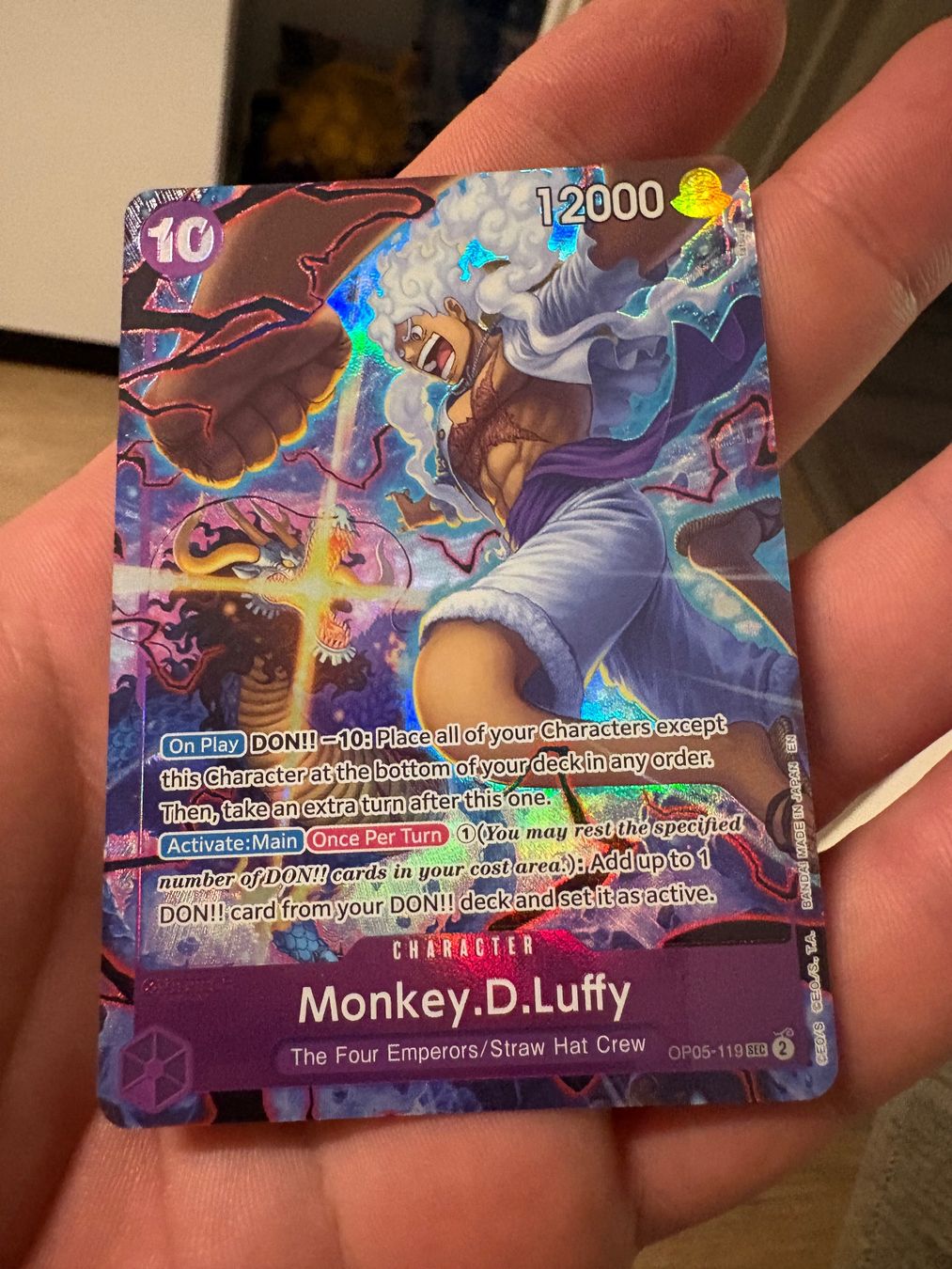 Bandai Carte collezionabili: Monkey.D.Luffy (op05-119)English N/M – Nuovo (secondo la descrizione) da Kaltbrunn venduto da Mr_Alboss
