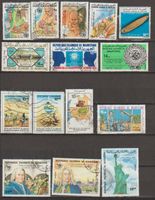 Mauritanie: Collection de timbres variés d'époque.