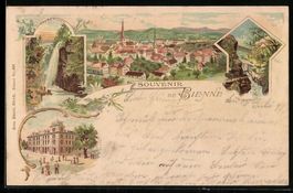Litho Bienne, Gesamtansicht, Taubenloch,